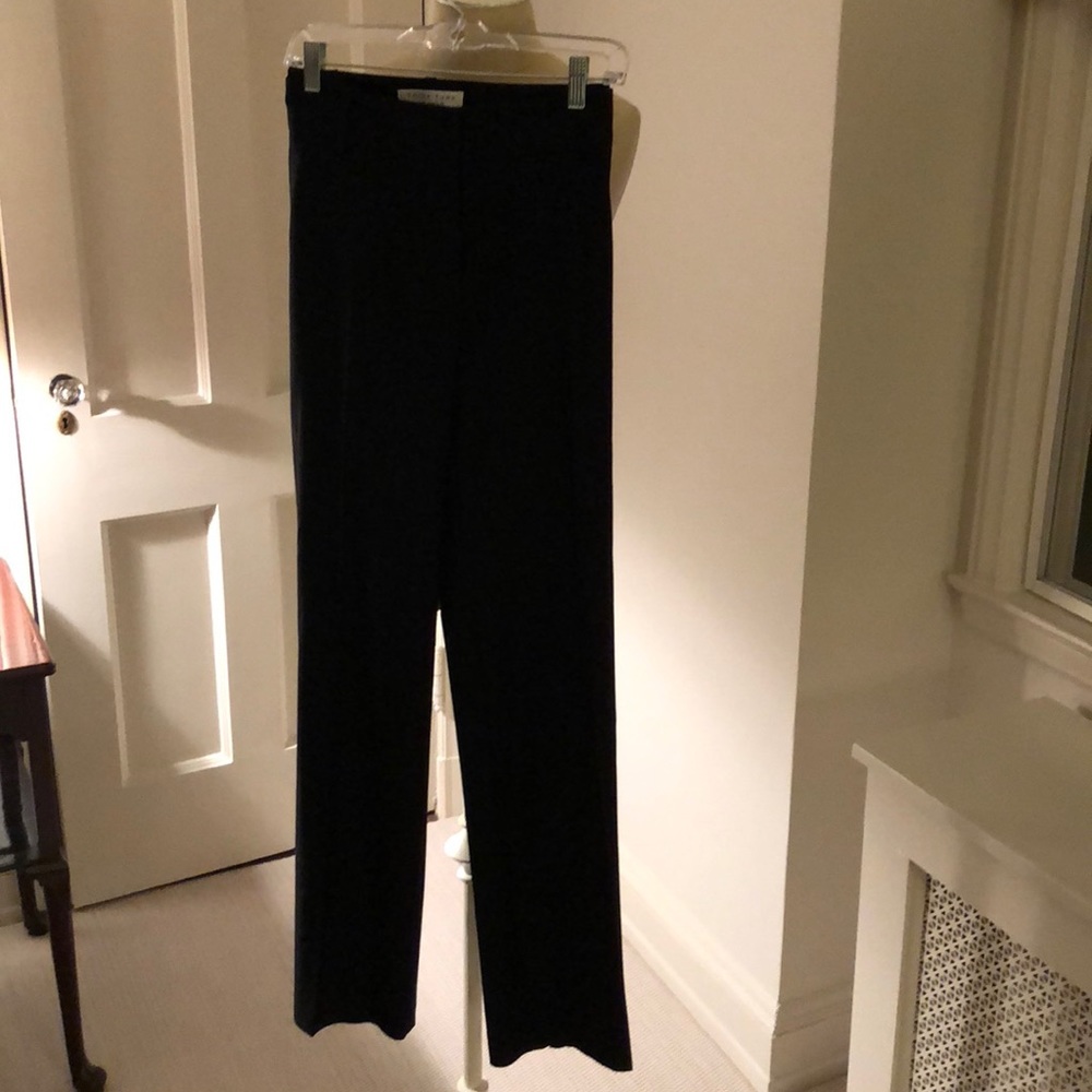 Trina Turk black wool trousers